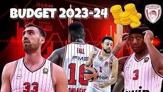 Olympiacos BC BUDGET for the 202324 Season [upl. by Tiffanle]