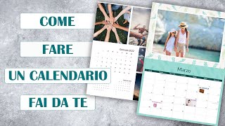 Come fare un calendario fai da te con Foto Festività e tanto altro [upl. by Fisa]