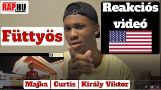 Füttyös reaction videó 🔥 reakció egyenesen Amerikából 🇺🇲  Majka X Curtis X Király Viktor 😎 [upl. by Aihcats242]