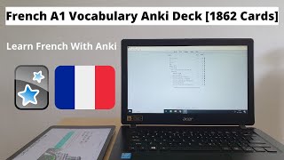 French A1 Vocabulary Anki Deck  Learn French by Using This Anki Deck With 1862 Cards [upl. by Ingram]