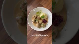 Swedish Meatballs🇸🇪swedishfood easyrecipe cooking [upl. by Nylodnarb]