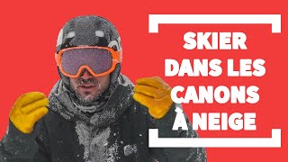 Comment skier dans les canons à neige [upl. by Inga]