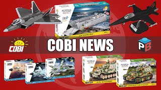 COBI News by PBricks Part 6  Ferdinand Elefant Higgins Boat F22 MiG28  cobi bricks [upl. by Aerahs]