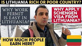 How much people EARN in LITHUANIA Rich or Poor Country [upl. by Anigal819]