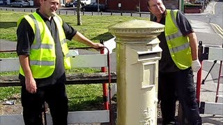 Ollie Hynd gold medal post box Kirkby in Ashfield paralympics [upl. by Nekial942]