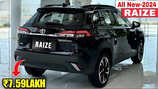 New Toyota Raize 2024 😍 PERFECT Family Suv  सिर्फ 759 लाख मे 🔥 [upl. by Eidaj783]