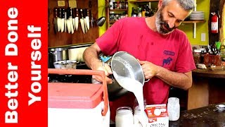 Sandor Katz Makes Yogurt  Fermentation Workshop Episode01 [upl. by Atteuqram]