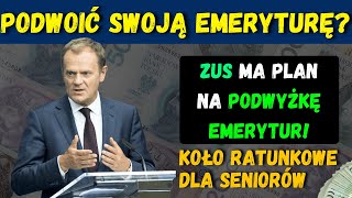 Wielka propozycja ZUS podwójne emerytury gotowe do wysłania na konta seniorów [upl. by Reidid]