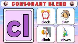 CL consonant blend  Learn with Teacher SAMI [upl. by Oiredised576]