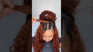 ቀላልና ቆንጆ ፀጉር እስታይል❣️hairstyleeasyhairstyle💝curlyhairstyle [upl. by Sucrad415]