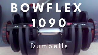 Bowflex 1090 Dumbells and Bowflex Bench [upl. by Francesco]