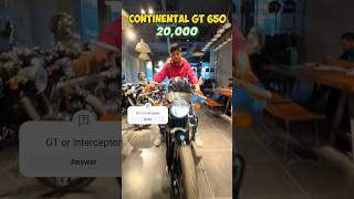 Continental GT 650 VS Interceptor 650 🔥 shorts [upl. by Grote]