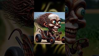 Wild Rusty Crazies Riding Rusty GoCarts shorts crazy weird creepy strange fantasy [upl. by Nolyak]