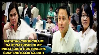 Balik sa dati na uli ang Deped at gusto mapasuspend ang Matatag Curriculum sa deped budget Congress [upl. by Lleder]