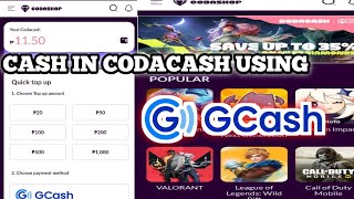 How to Cash in Codacash codashop using Gcash  Art Jhay [upl. by Gilus]