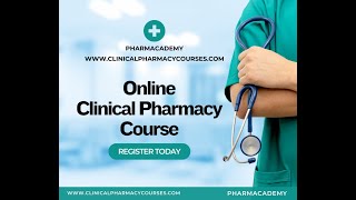 Online Clinical Pharmacy Course  Join Today  Limited Seats Available [upl. by Jasen]