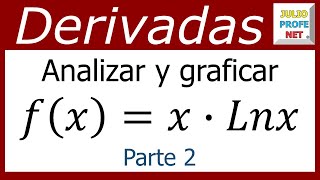 APLICACIÓN DE LA DERIVADA AL TRAZADO DE CURVAS  Ejercicio 1 Parte 2 [upl. by Claud]