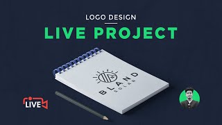 Logo Design Live Projects  Line Art Logo  Graphic Design  Arko Kumar [upl. by Varini936]