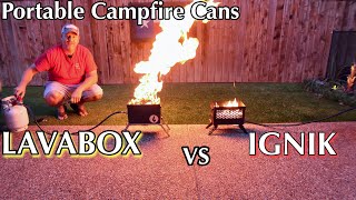 Ammo Can Campfire Battle LAVABOX vs IGNIK FIRECAN [upl. by Eitteb]