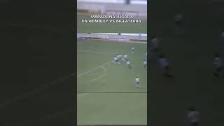 Maradona vs Inglaterra en Wembley maradona [upl. by Ynffit225]