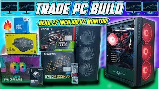 FOR OPTION TRADING PC BUILD WITH INTEL I5 amp RTX 3060 GPU BENQ MONITOR amp SAMSUNG SSD PC SETUP INDIA [upl. by Eichman]