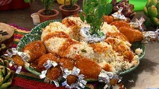 Receta de muslos de pollo rellenos en Despierta América [upl. by Haroppiz]