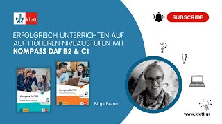 Webinar Erfolgreich unterrichten auf auf höheren Niveaustufen mit Kompass DaF B2 amp C1 [upl. by Elaweda]