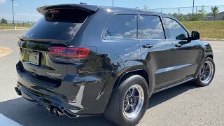 1000HP JEEP TRACKHAWK ON SLICKS VERY LOUD CAMMED STARTUPS TAKEOFFS AND MORE [upl. by Bjorn195]