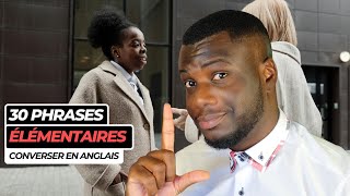 30 expressions pour débutants en anglais  English conversation [upl. by Oiciruam]