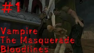 обучение прохождение Vampire The Masquerade  Bloodlines с комментариями 1 носферату pc [upl. by Gian]