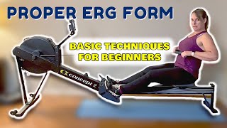 Proper Rowing Machine Form for Beginners [upl. by Saree]