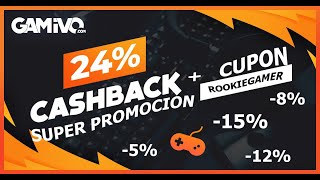 GAMIVO super cupon descuento y cashback voucher [upl. by Eerac195]