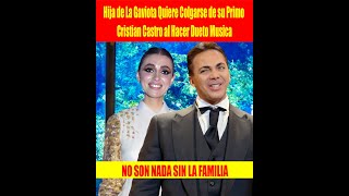 Hija de La Gaviota Quiere Colgarse de su Primo Cristian Castro al Hacer Dueto Musical [upl. by Gnivri]