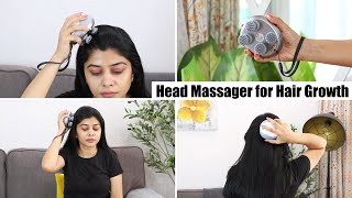 Head Massager that Massages amp Promotes Hair Growth  AGARO Rechargeable Scalp Massager [upl. by Blau]