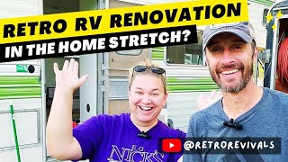 1970s RV Renovation  Pushing Toward the Finish Line LVP Flooring Fan Clutch Trim and More [upl. by Rimat570]