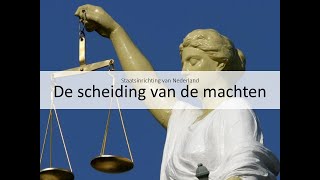 4 De scheiding van de machten vmbo eindexamen  Staatsinrichting van Nederland [upl. by Gyasi964]