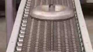 Omni Metalcraft Corp Metal Belt Conveyor [upl. by Bruyn]