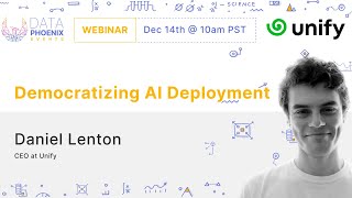 Webinar quotDemocratizing AI Deploymentquot [upl. by Bethany]