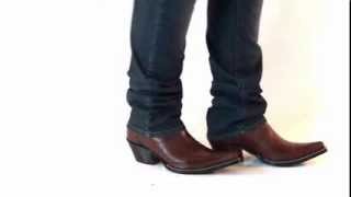 Bota Texana Masculina Bico Fino  West Country [upl. by Nwahsem]