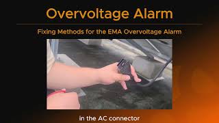 How to fix the EMA over voltage alarm [upl. by Aikyt]