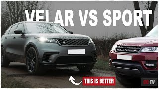 Range Rover VELAR vs Range Rover SPORT  3 REASONS WHY the VELAR WINS [upl. by Sairacaz]