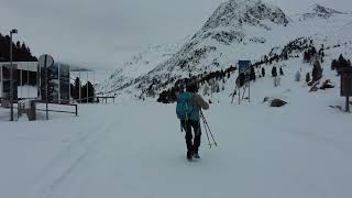 Anterselva dal lago al Passo Stalle inverno 2023 [upl. by Tia]