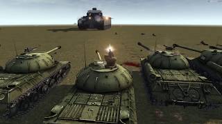 RATTE P1000 VS Red army  Men Of War Assault Squad 2 [upl. by Clabo662]