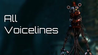 Molten Freddy All Voicelines with subtitles [upl. by Esinned]