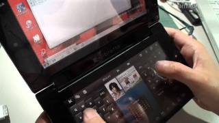 TOSHIBA Libretto W100 First Look [upl. by Volpe]