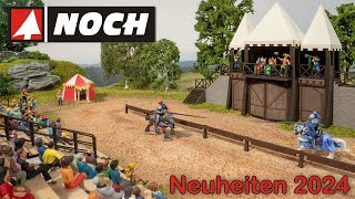 Noch Modellbahn Neuheiten 2024  Spur H0 N TT und Z [upl. by Naeroled30]