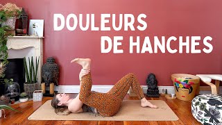 Yoga pour les hanches douloureuses  10 minutes d’étirements allongé sur le dos [upl. by Joli]