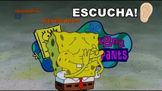 La extraña ilusión auditiva en intro de bob esponja escucha [upl. by Leicam]