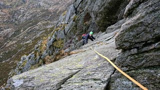 Mountain Diary Entry Classic Mountaineering on Grooved Arête East Face of Tryfan in Snowdonia [upl. by Adnaral534]