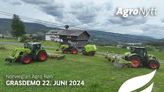 Grasdemo i Valdres  Norwegian Agro Røn [upl. by Adnar]